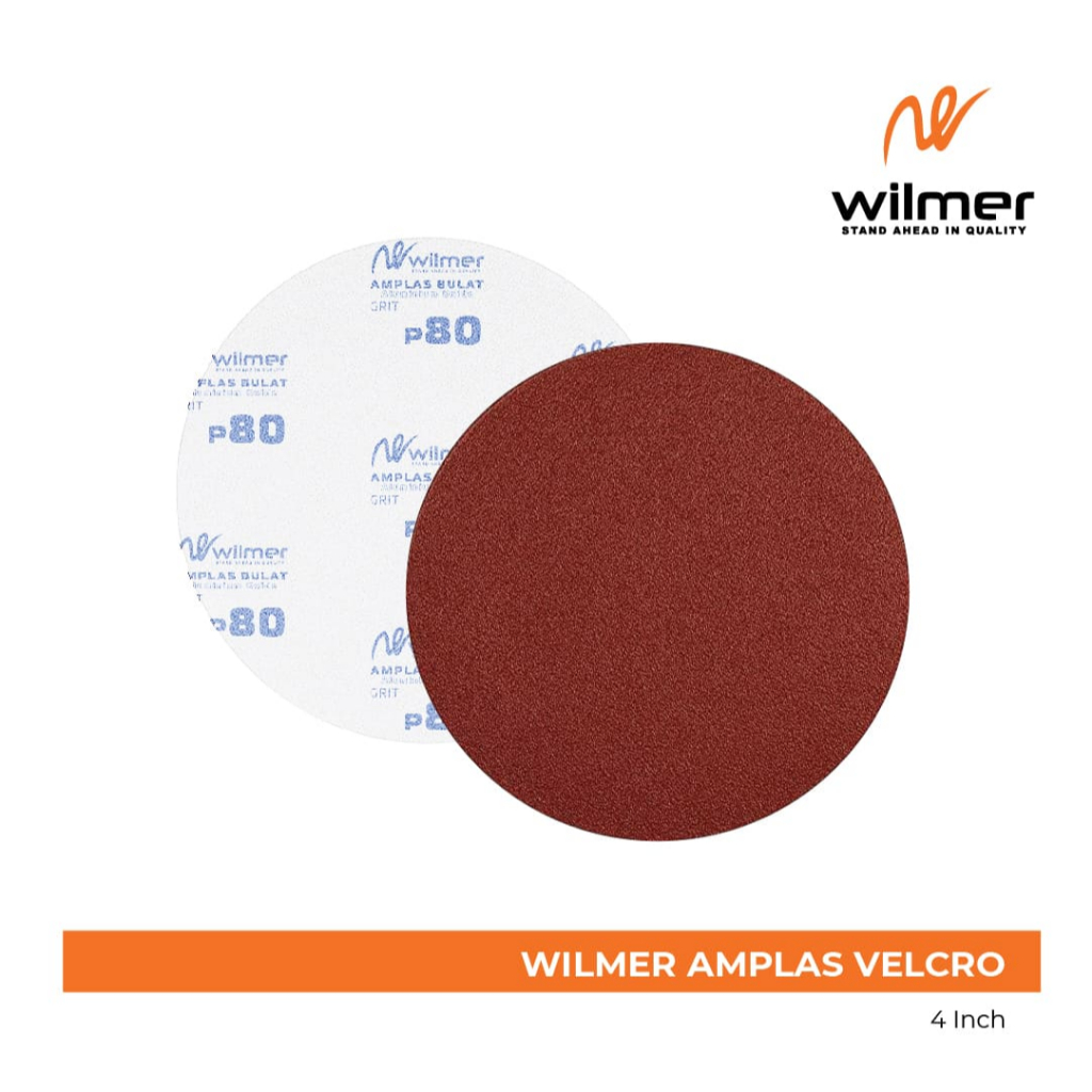 Wilmer Amplas Bulat 4" - Amplas Velco - Amplas Tempel