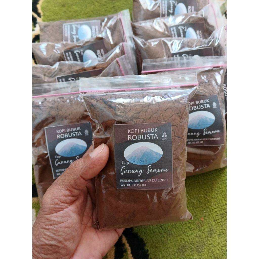kopi bubuk robusta lereng Semeru