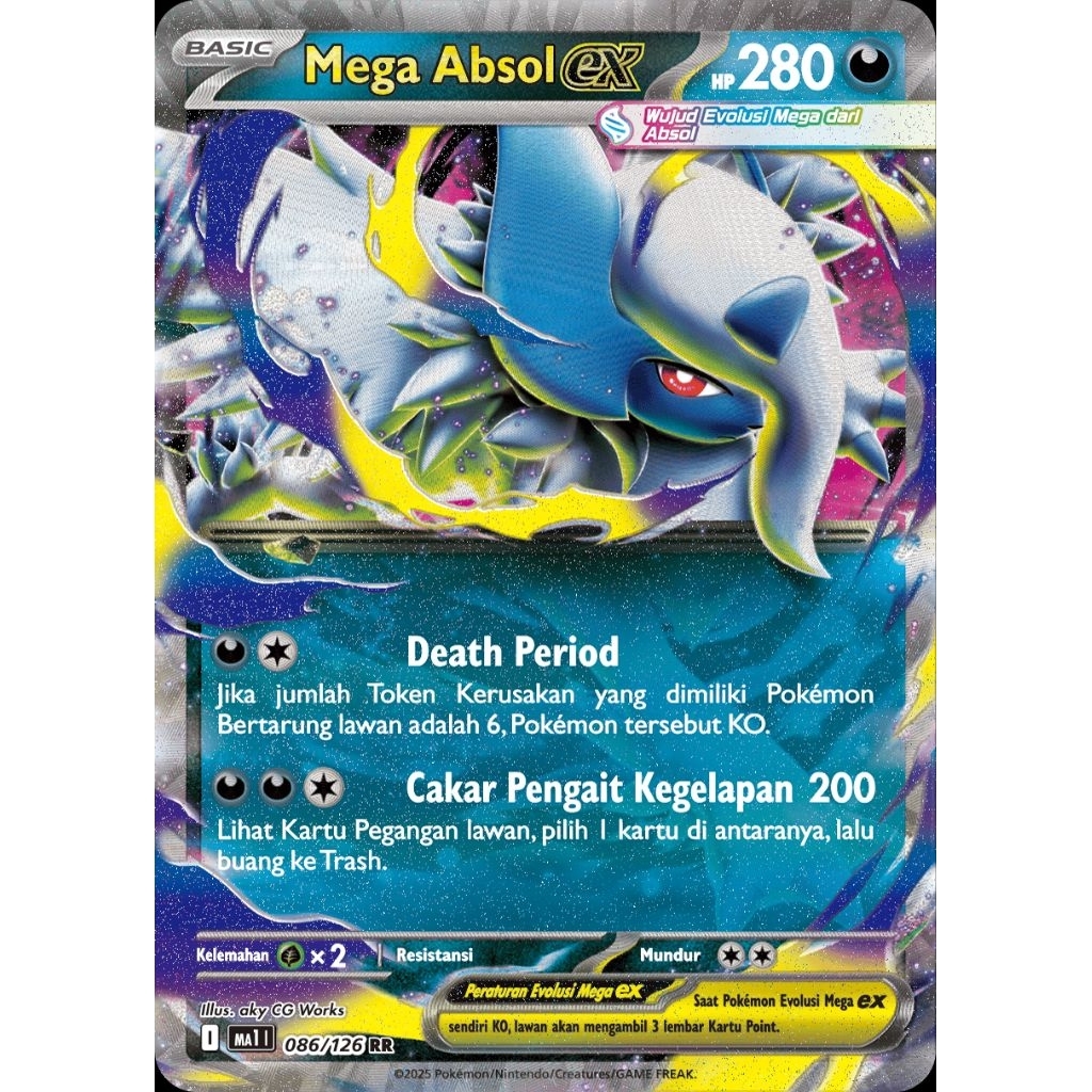 Mega Absol EX MA1 086/126 RR