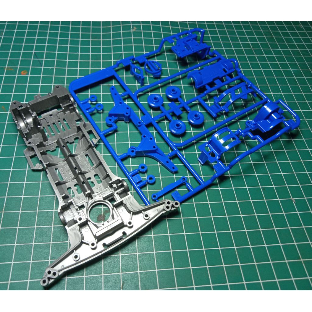 TAMIYA CHASIS/KERANGKA SUPER-2 ABS ORI TAMIYA // TAMIYA // CHASIS // MINI4WD