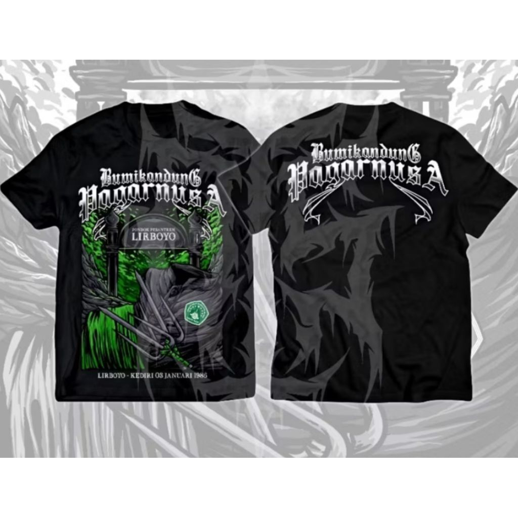 Kaos Bumi Kandang Pagar Nusa Lirboyo – Desain Keren “Ngaji Ben Ngerti” Bahan Adem & Nyaman Dipakai