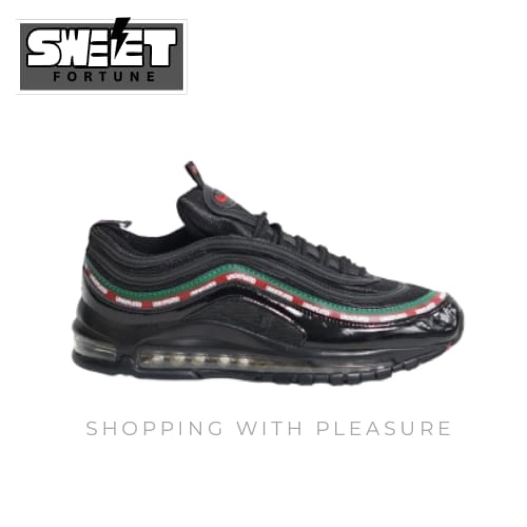 (SWEETFORTUNE) Sepatu Sneakers Air Max 97 Undefeated Black