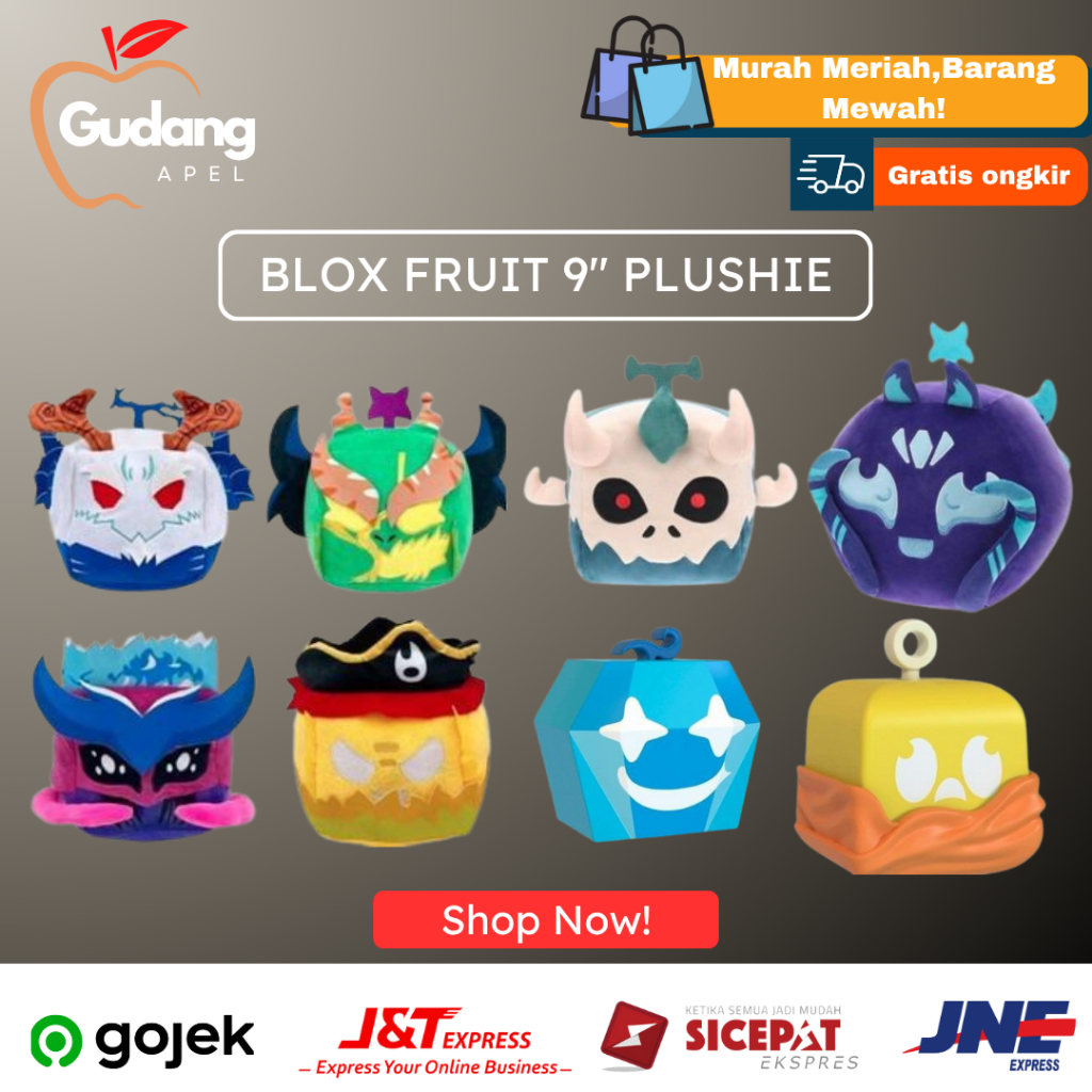 BLOX FRUIT - 9" Collectible Plush Ultimate Dragon bundle deluxe plush include DLC original - toy
