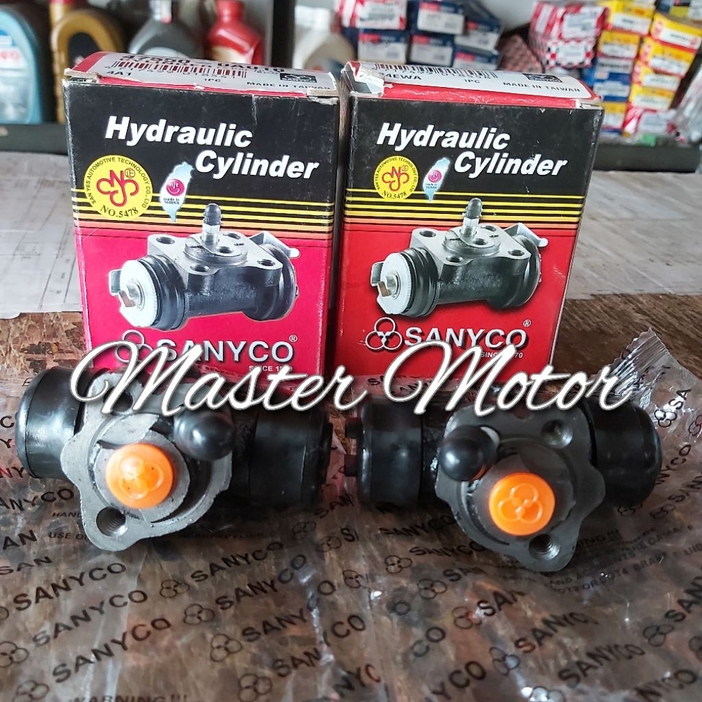 Wheel Cylinder SET / Master Rem Belakang SET Toyota Soluna Sanyco Original
