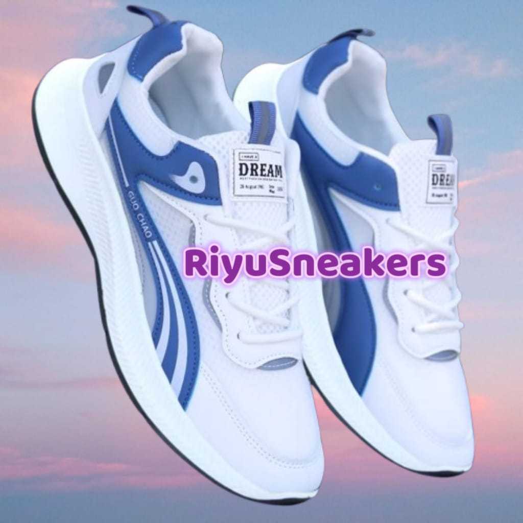 gratis ongkir-sepatu sneakers kasual cowok cewek korean style terbaru masa kini bisa cod kekinian