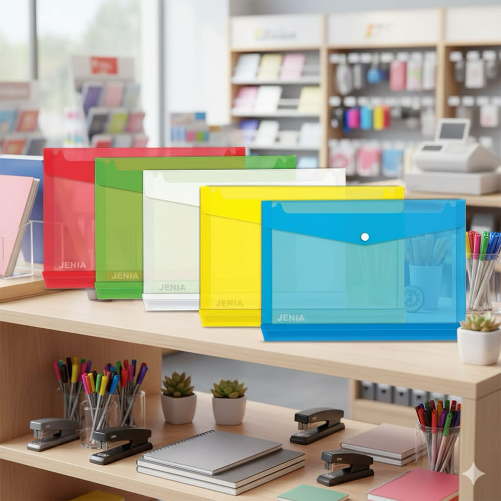 MAP PLASTIK KANCING / 1 PACK ISI 12 PCS