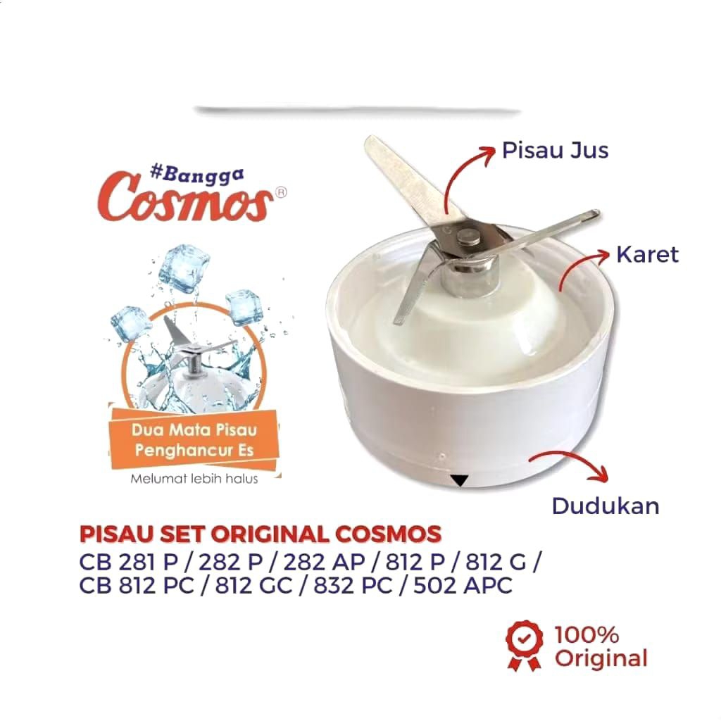 Mounting blender Cosmos Original, pisau set blender Cosmos Original