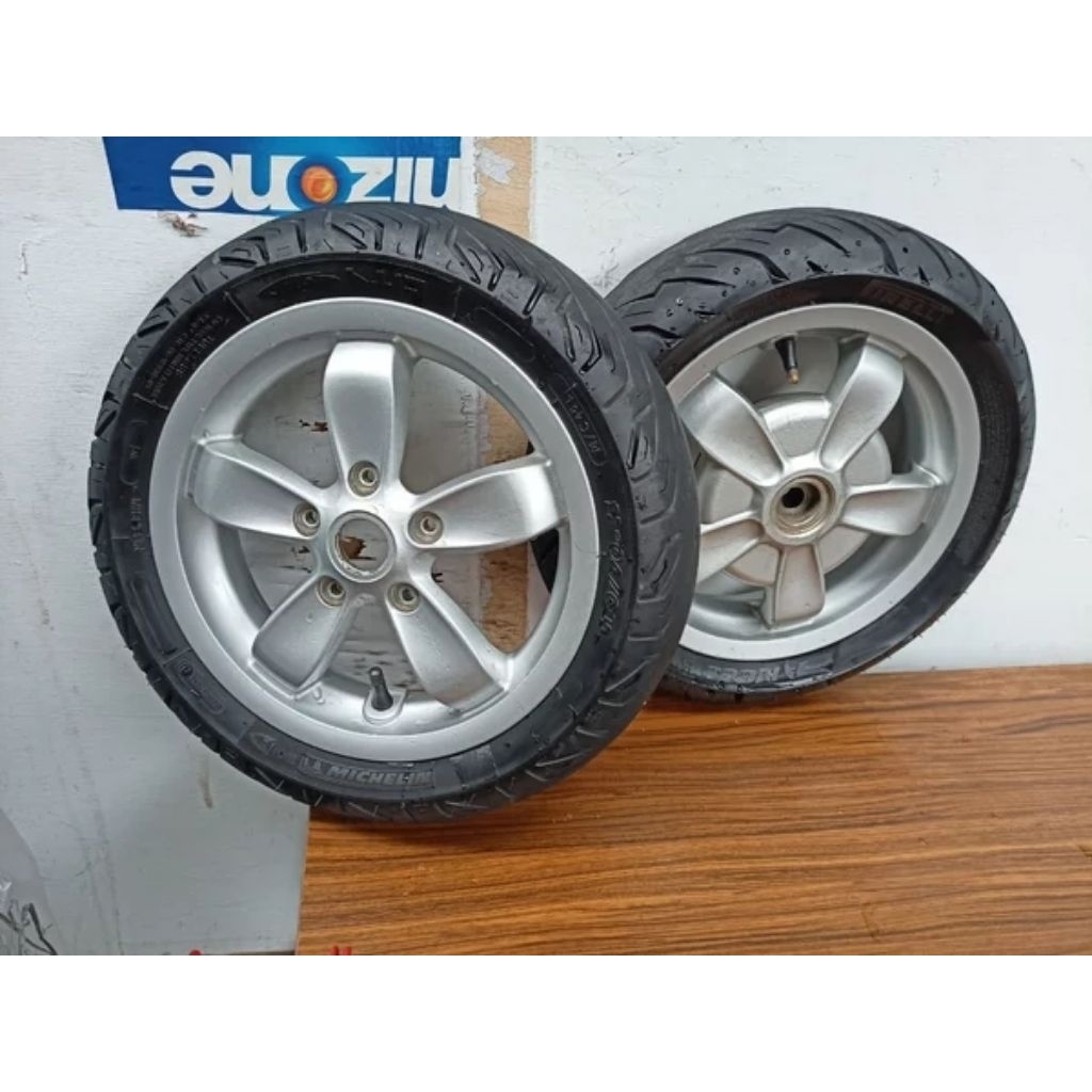 Velg primavera sprint vespa matic modern vesmet pelek racing palang original ori copotan standar kel