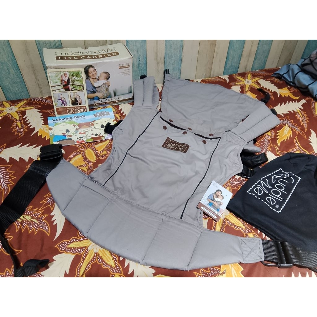 PRELOVED LITE CARRIER ( GREY ) FULLSET NETT PRICE