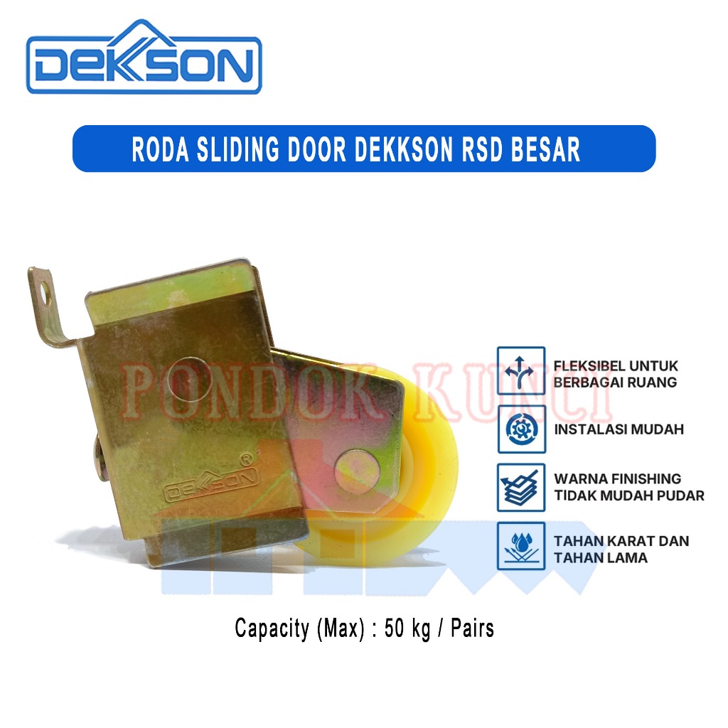 Roda Sliding Door Dekkson Besar Roda Pintu Aluminium Sliding Dekson