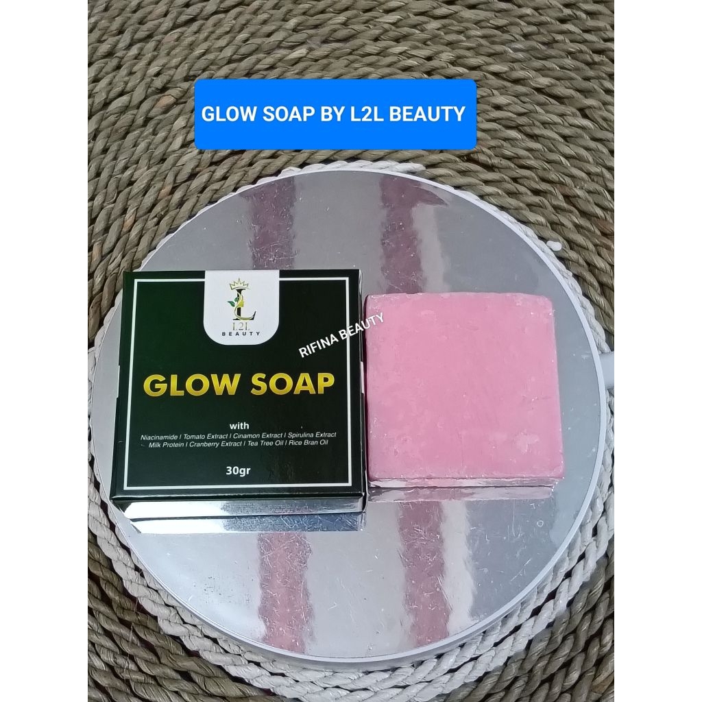 TERLARISSS  SABUN GLOWING /SABUN PEMUTIH  WAJAH & BADAN(GLOW SOAP) By L2L BEAUTY ORIGINAL BPOM