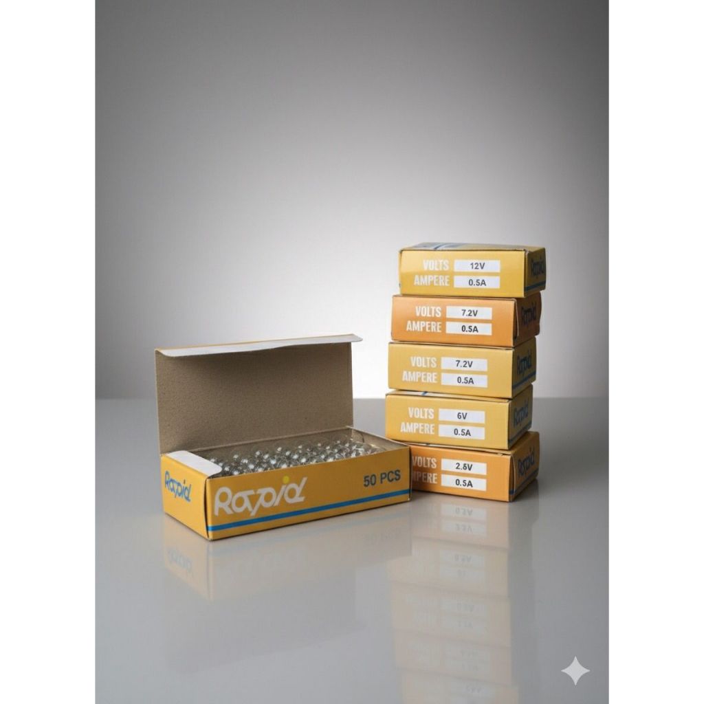 Bohlam Senter RAPID Clear e10 e 10 bohlam Praktek 2.5v / 4.8v / 6v / 7.2v / 12v