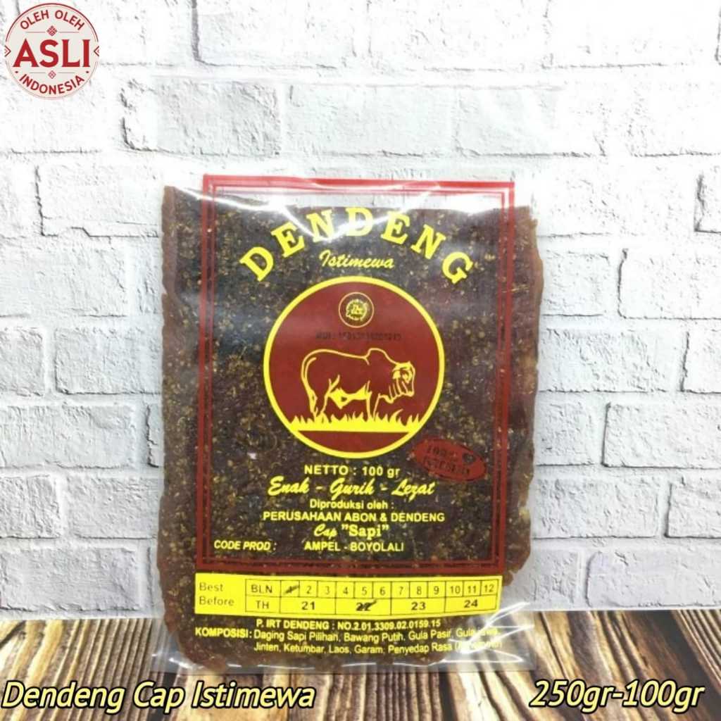 Dendeng Daging Sapi Asli Merk Cap Istimewa Original Kering