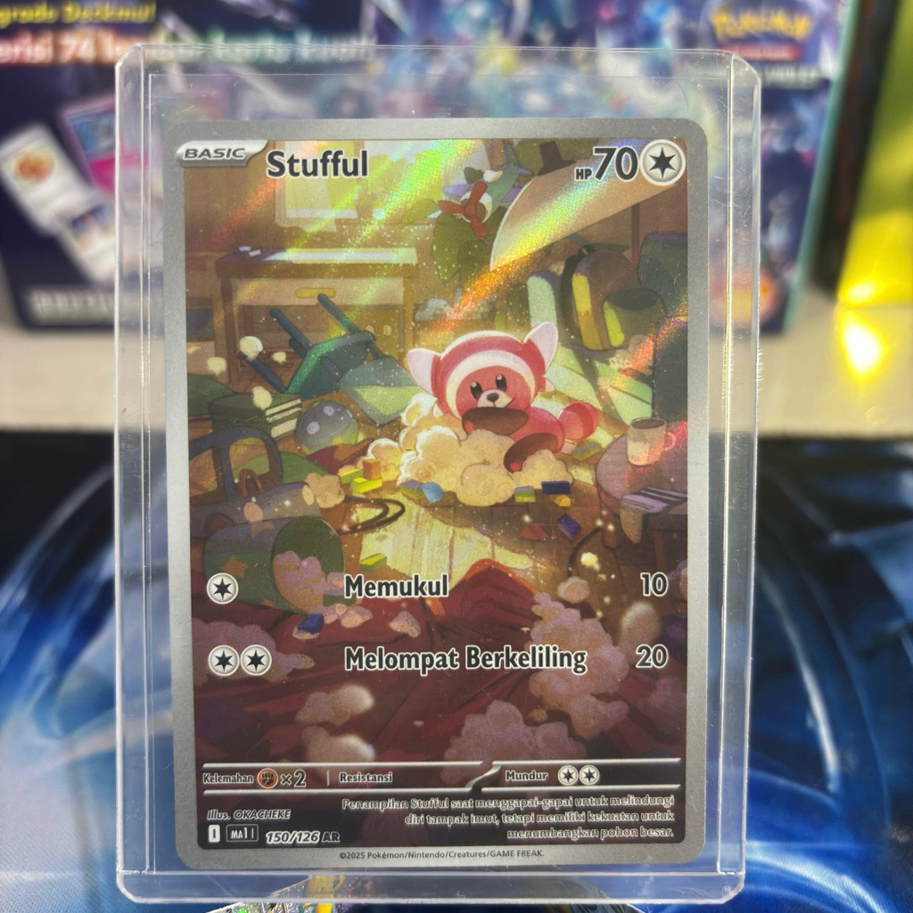Stufful Evolusi Mega 150/126 AR Pokemon TCG Ori