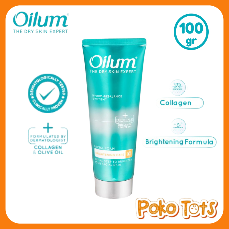 Oilum Facial Foam Brightening Care 100gr Sabun Pembersih dan Pencerah Wajah