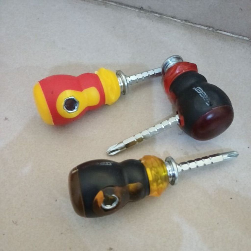 Obeng Cebol freed bolak balik obeng pendek freed