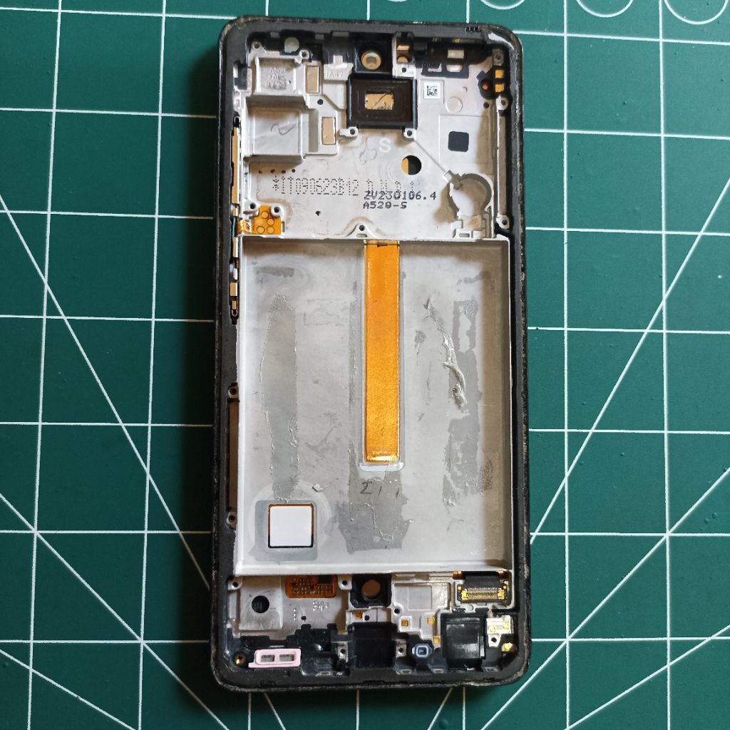 LCD+TS+FRAME SAMSUNG A52/A525 ORI CABUTAN ( BEKAS / SEKEN ) RETAK KACA / BAHAM REAPAIR GLASS KHUSUS 