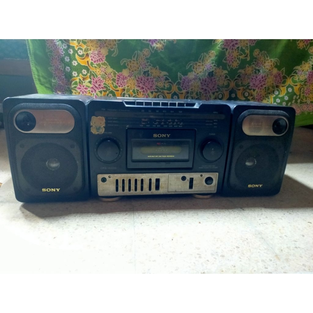 Compo Radio Tape Sony CFS 1033S Jadul Antik Vintage