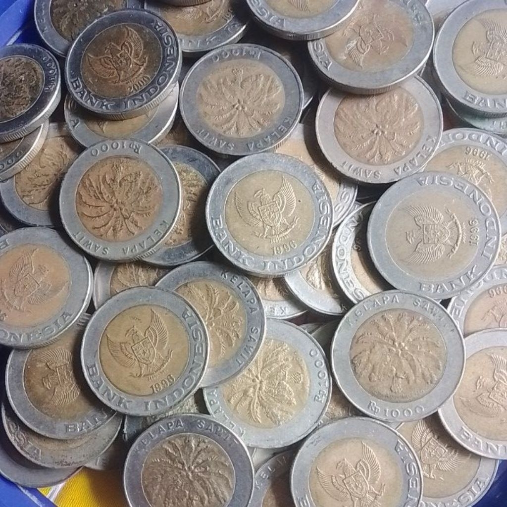 ORIGINAL UANG KUNO 1000 RUPIAH KELAPA SAWIT