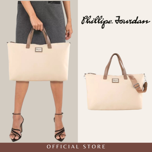 Phillipe Jourdan Manuella Tas Travel Wanita Cream (Nylon)