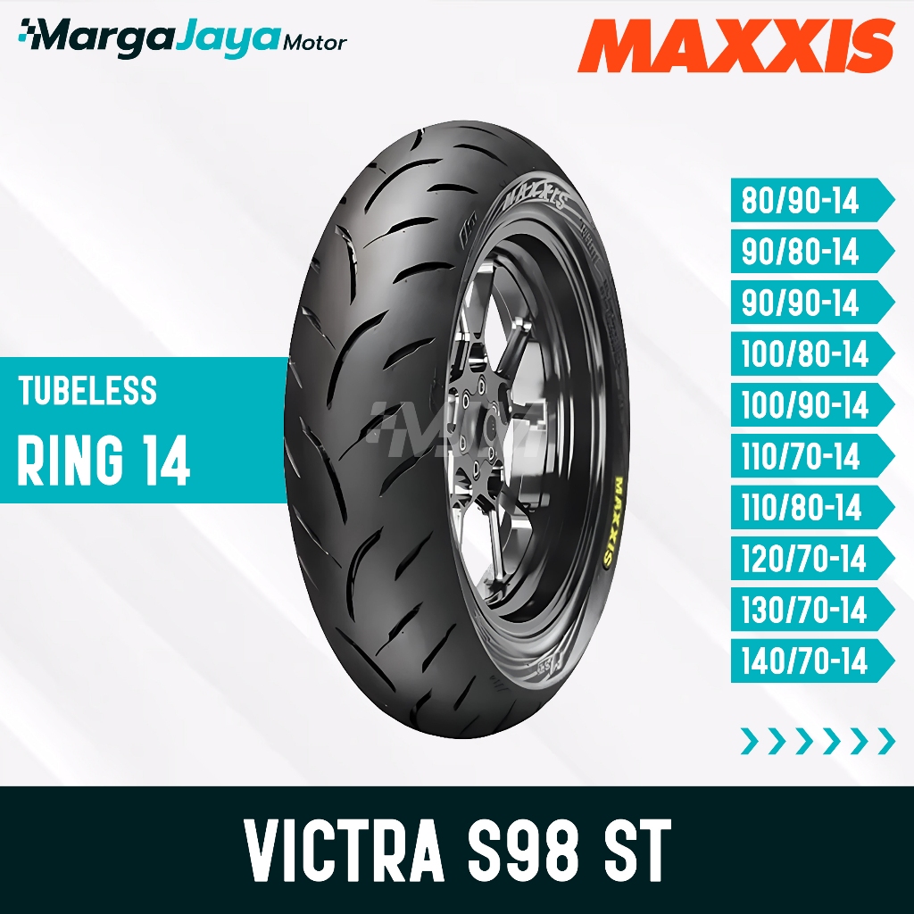 Ban MAXXIS VICTRA TL Ring 14 80/90-14 90/90-14 100/80-14 120/70-14 140/70-14 Ban Motor Tubeless