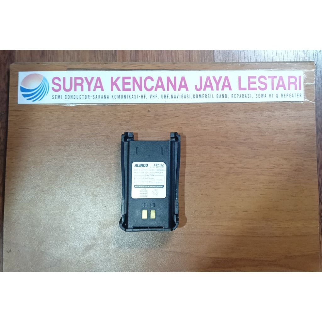 BATERAI ALINCO CRX5, BATERAI HT ALINCO DJ CRX5 CRX1 EBP92 EBP 92 13.32 WH 1800 MAH BATERAI CRX5