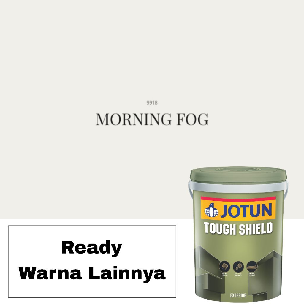 Jotun Tough Shield 9918 MORNING FOG 18L (25kg) Cat Dinding Tembok Exterior