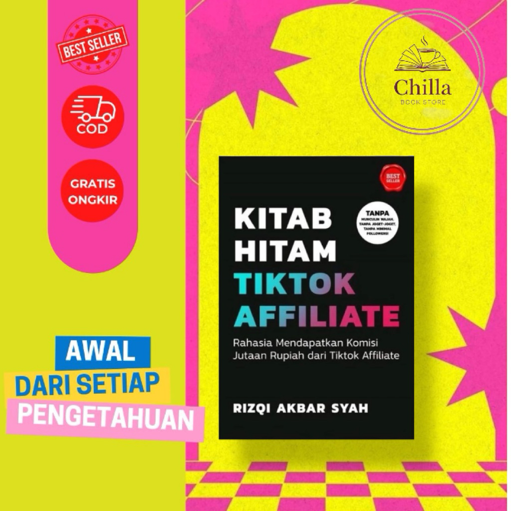 BUKU KITAB HITAM TIKTOK AFFILIATE — BUKU PUTIH TIKTOK AFFILIATE