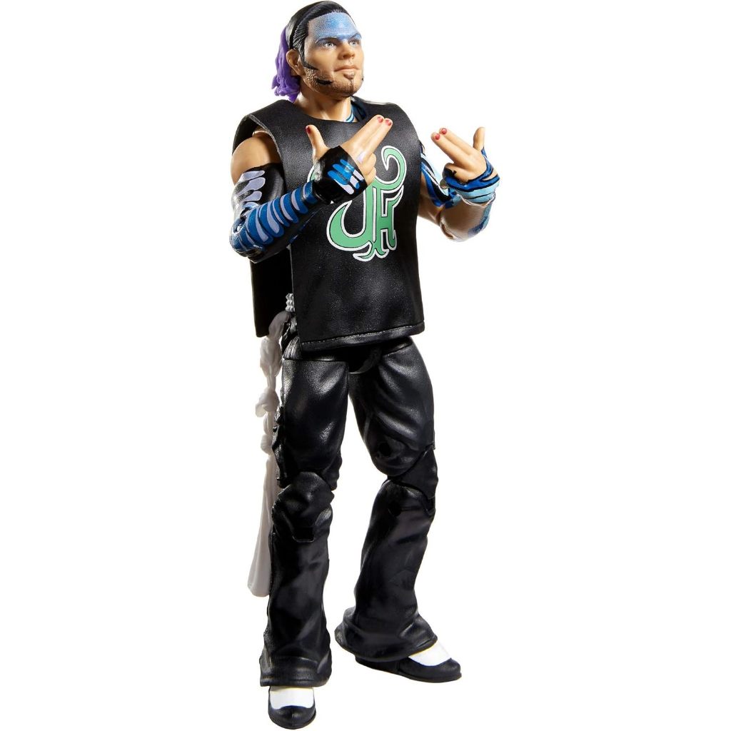WWE Jeff Hardy Elite Series #75 Deluxe Action Figure with Realistic Facial Detailing