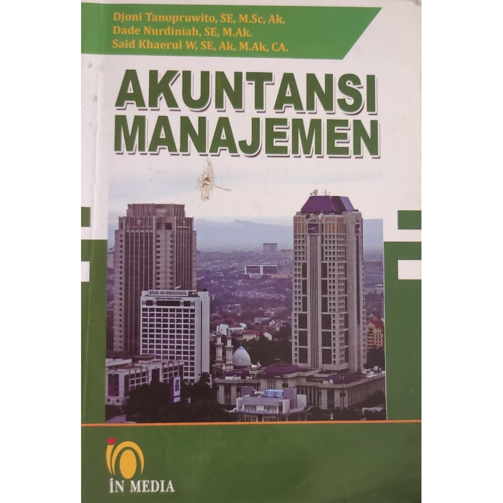 BUKU AKUNTANSI MANAJEMEN BEKAS ORIGINAL