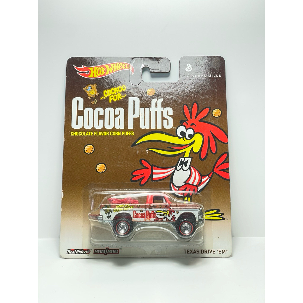 Hot Wheels Premium Texas Drive 'Em Cocoa Puffs