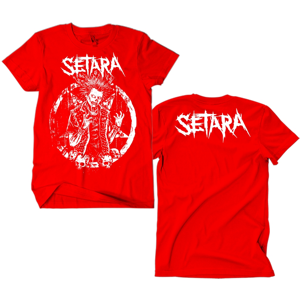 Kaos Band Punk Setara merah