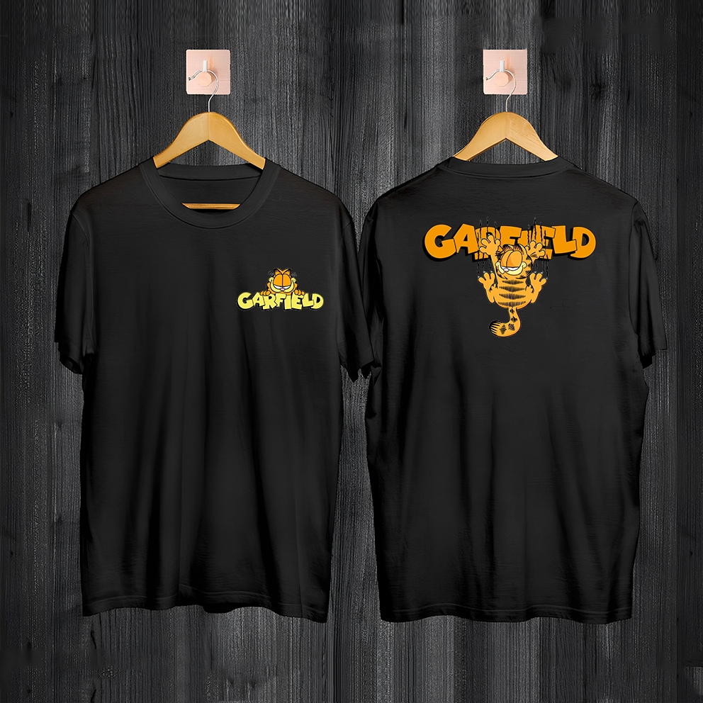 KAOS DISTRO HITAM JEPANG | BAJU KAOS PRIA WANITA | KAOS JEPANG GARFIELD| DISTRO KAOS PRIA WANITA | K