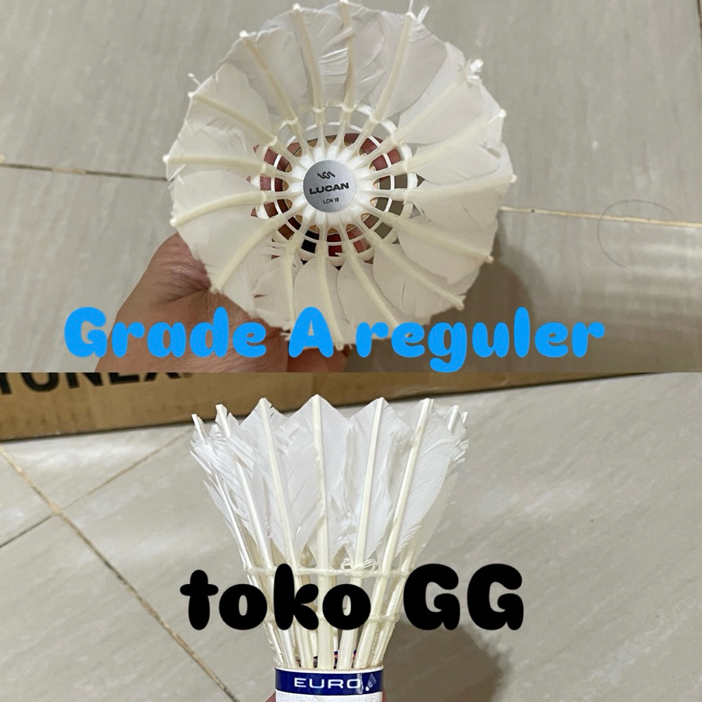 Shuttlecock bekas untuk drilling Grade A kondisi 90%/ kok badminton bekas untuk drilling Grade A