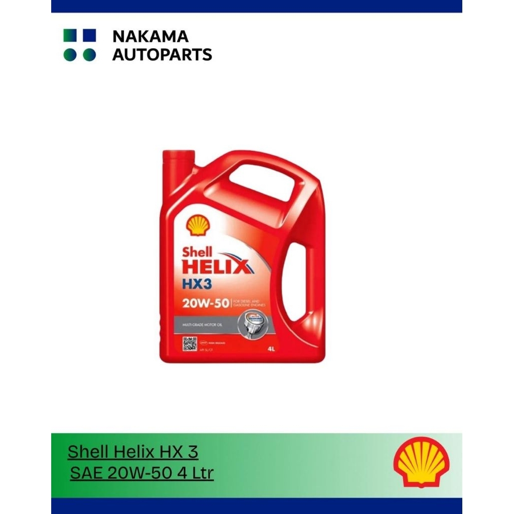 Oli Mobil Oli Shell Helix HX 3 4Liter
