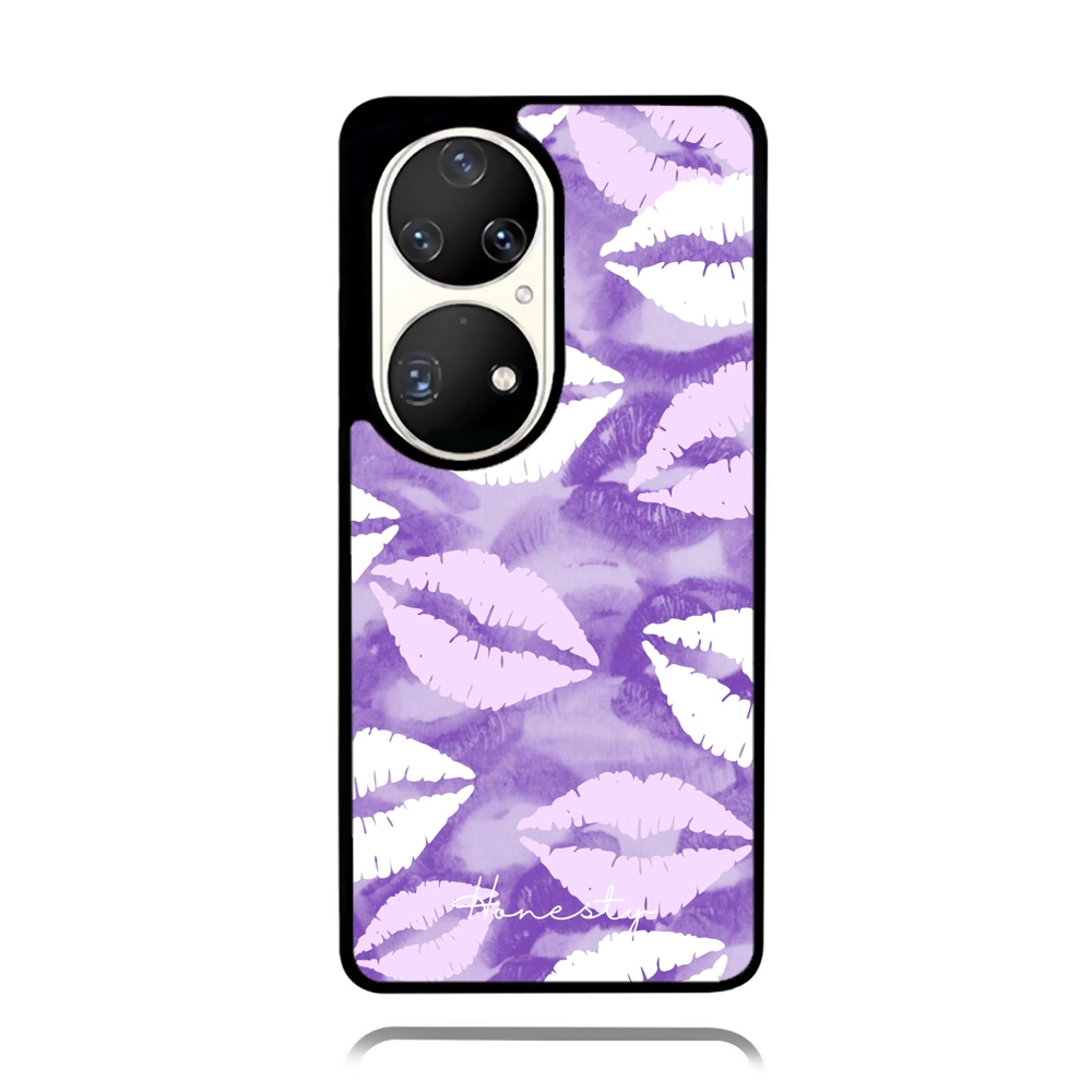 Case Phone Huawei P70 P60 P50 P40 P30 P20 PRO Custom Softcase Honesty Purple