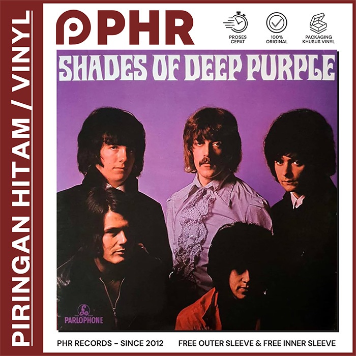 Vinyl DEEP PURPLE - Shades Of Deep Purple (Stereo) [Piringan Hitam/PH]