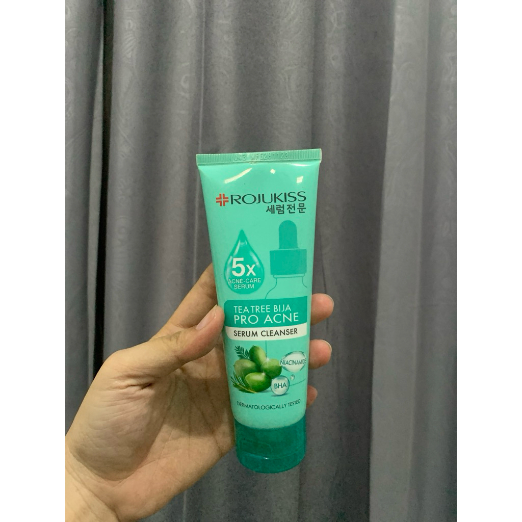 [PRELOVED] Rojukiss Jeju Lotus Serum Cleanser Glow & Bright dan Pro Acne Serum Cleanser Tea Tree Bij