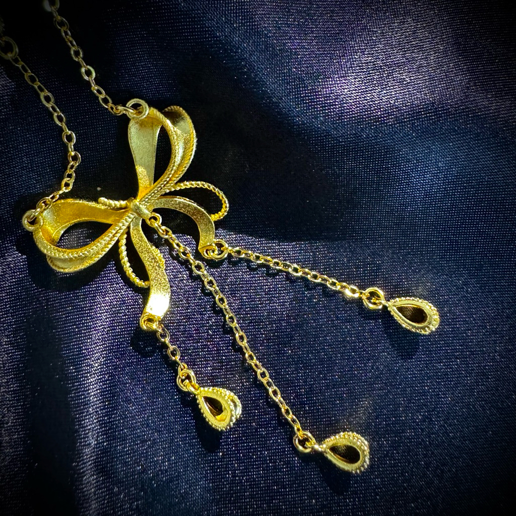 Kalung Wanita Emas Pasir Vietnam 100% Asli