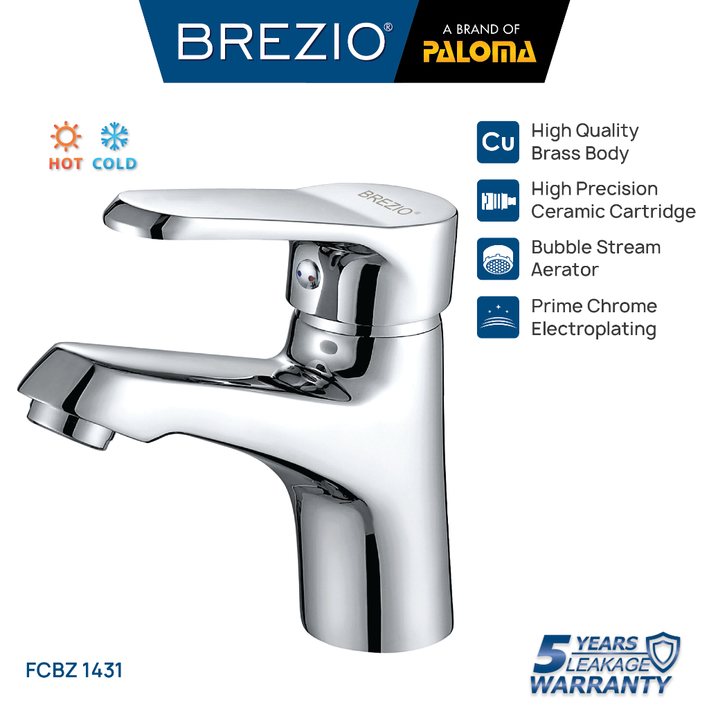 BREZIO FCBZ 1431 Keran Wastafel Kran Kithen Dapur Keran Cuci Piring Kran Air Sink Mixer Panas Dingin