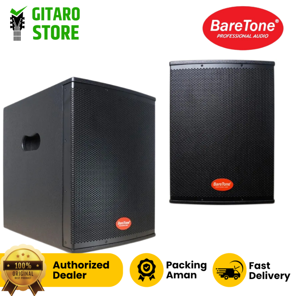 Subwoofer Speaker BareTone PM212 PM 212 Subwoofer 12inch 800 Watt 1Set