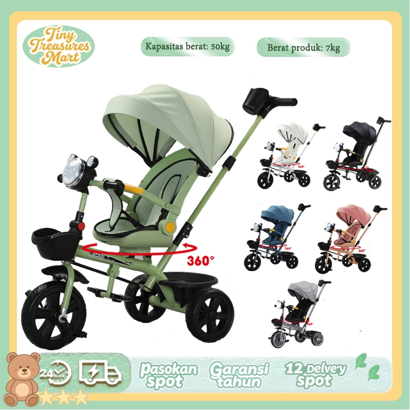 Tiny Treasures Mart Sepeda Anak Roda 3 Exotic Sepeda Anak Laki Laki Sepeda Anak Perempuan Sepeda Ana