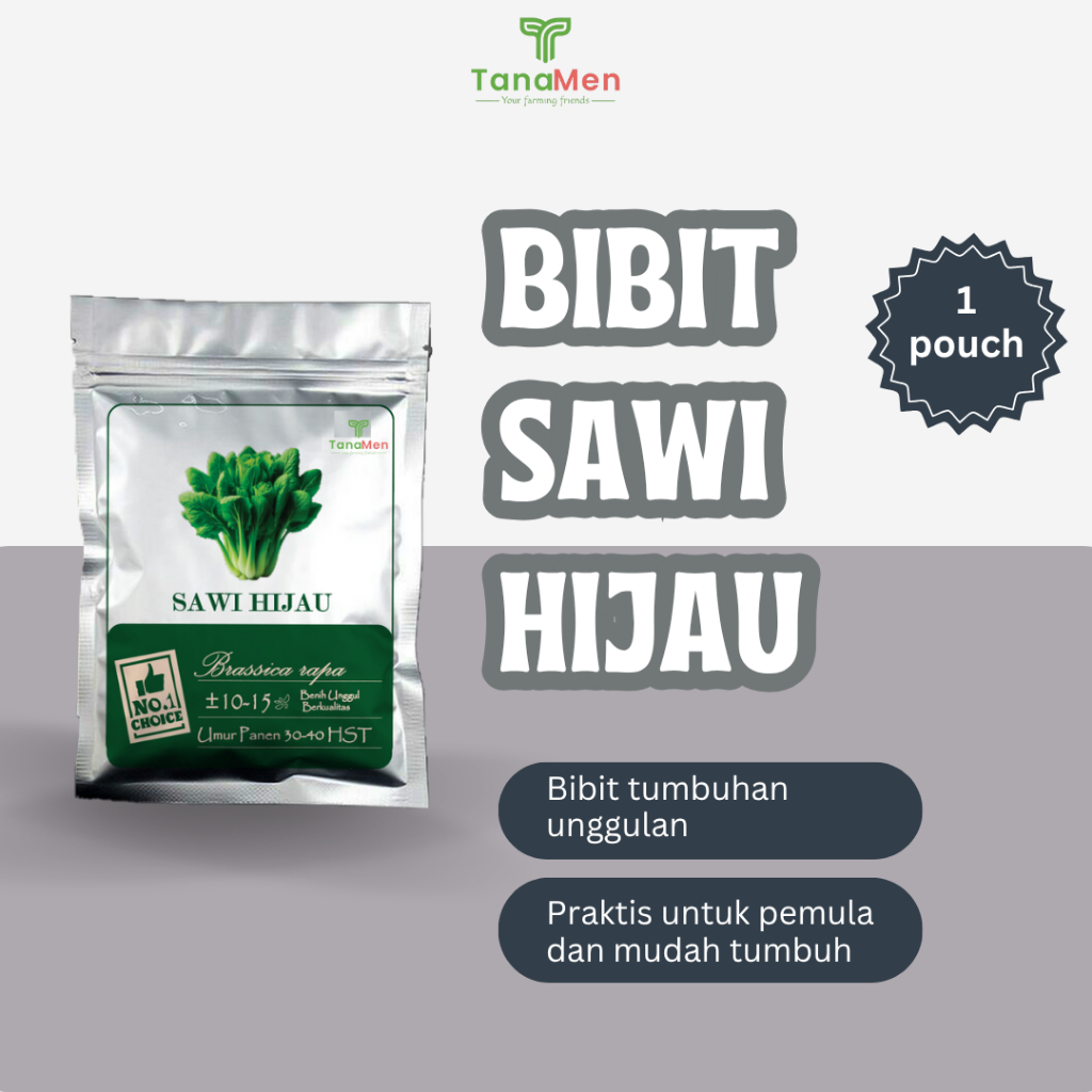 Tanamen Bibit Sawi Hijau - Bibit Berkualitas Sayur Sawi Hijau Unggulan