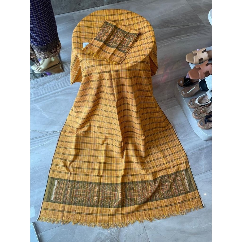 Kamen Endek Tenun Seseh Skordi Alam