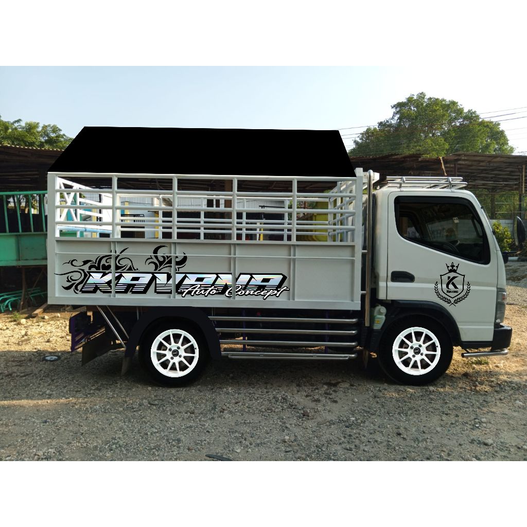STIKER CUTTING STICKER MOBIL CANTER TRUCK ENGKEL SS FUTURA GRANMAX PICK UP DLL