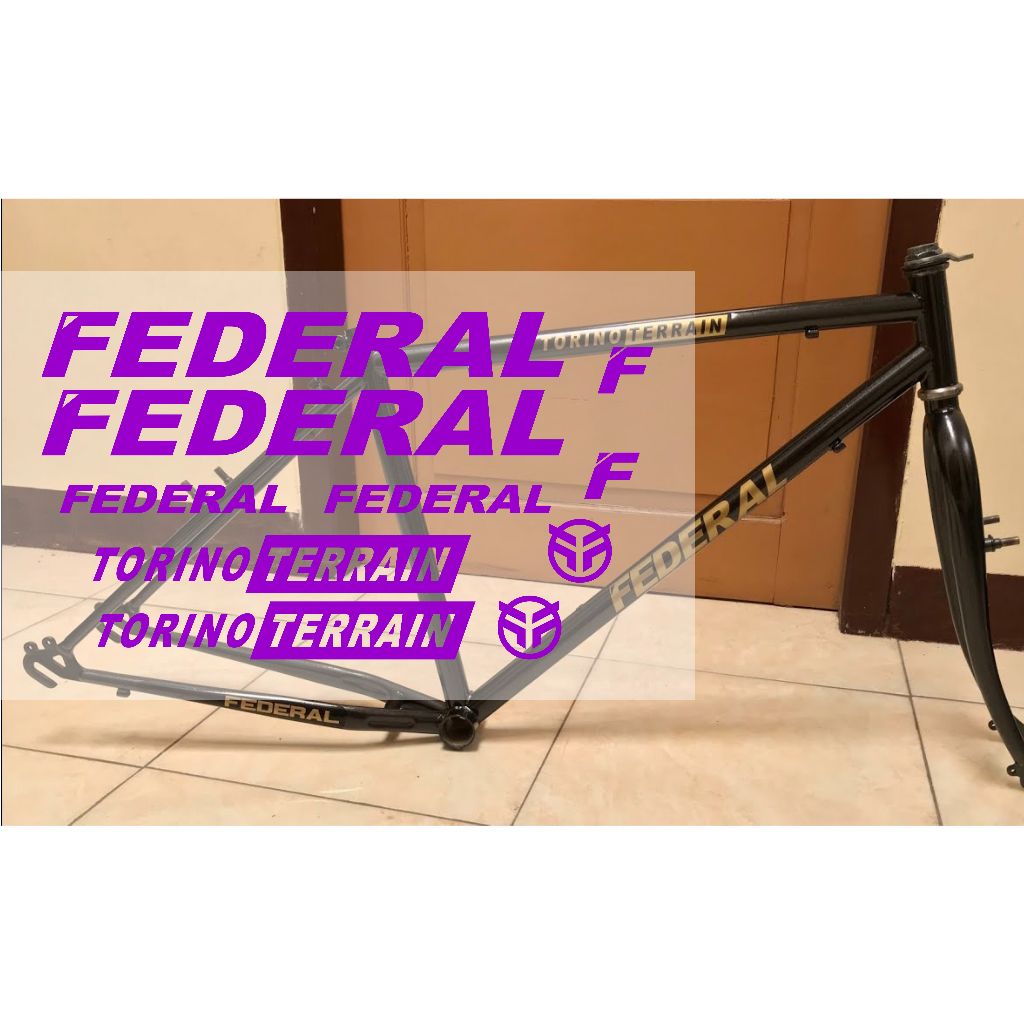 cutting stiker sepeda federal torino terrain