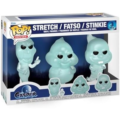 Funko Pop Movies: Casper 30th Anniversary - Stretch/Fatso/Stinkie - 3-Pack