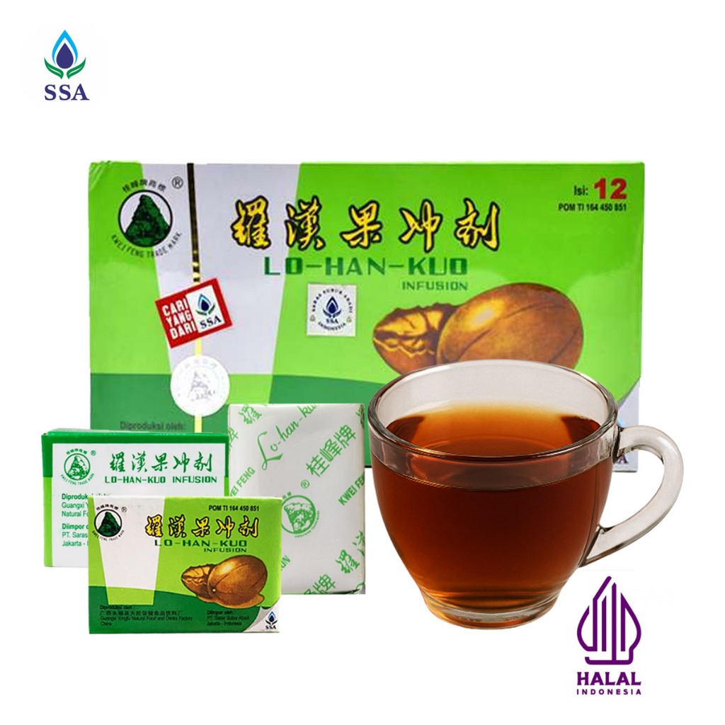 Lo Han Kuo Infusion SSA Lohankuo Luo Han Kuo Cong Ci 12 Tablet Meredakan Gejala Panas Dalam yang Dis