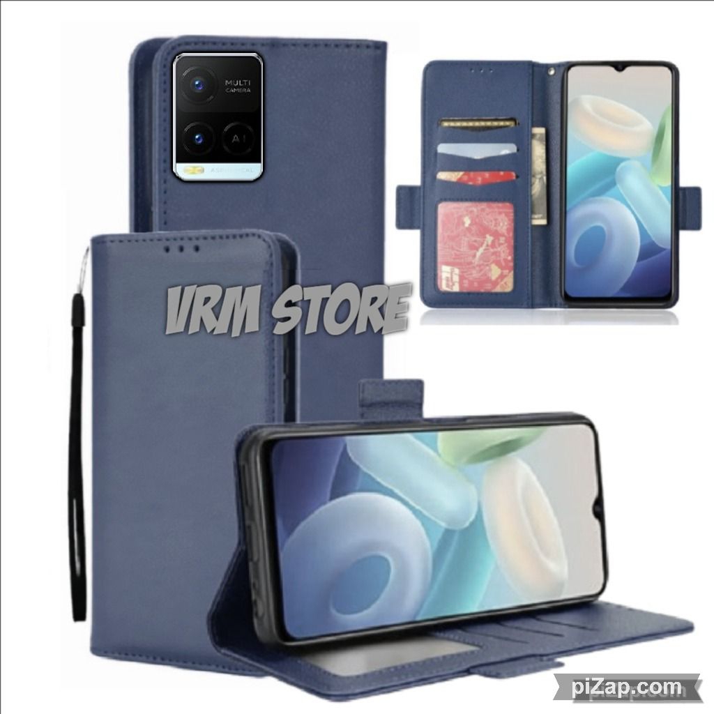Case Dompet Hp Vivo Y21 - Y21A - Y21s - Y21t - Y33s - Y33t Case Dompet Casing Hp Flip Kulit