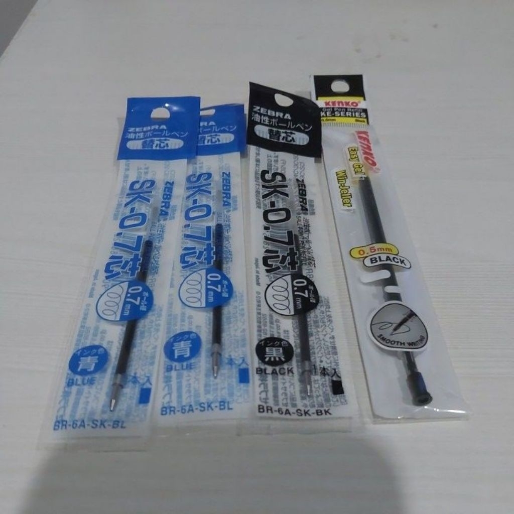 [PRELOVED] Zebra dan Kenko - Refill Pulpen